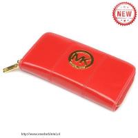 michael kors patent circle logo groot rood portefeuilles Te Koop Nederland 4qhdo748